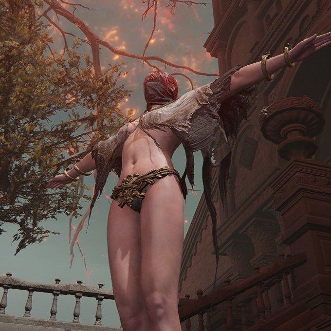 金仮面卿の胴装備、見た目もそうだけどテキストも平然露出シチュって感じでえっちだな… 