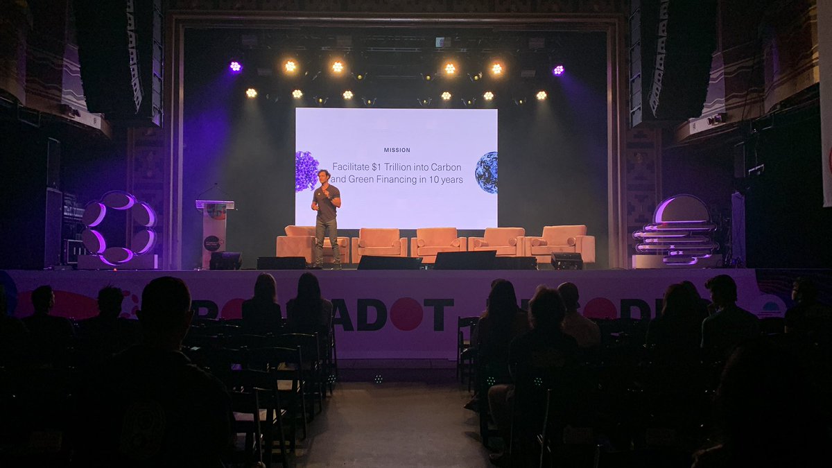 PolkadotDecoded's tweet photo. Live on stage in NYC 🇺🇸🗽

@Bitgreen_’s @adamcarv explains the impacts of climate change on humanity and the role of decentralization to reverse it.

Tune in: 

https://t.co/ESwUKXIja1 https://t.co/oRe7TNKcF0
