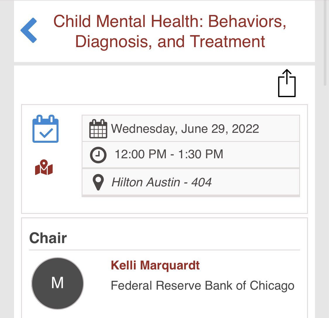 KelliMarquardt's tweet photo. Stick around for the last #ASHEcon22 session to learn about child mental health with @bf_churchill and @jzhangecon! https://t.co/kGfJ2AwOqT