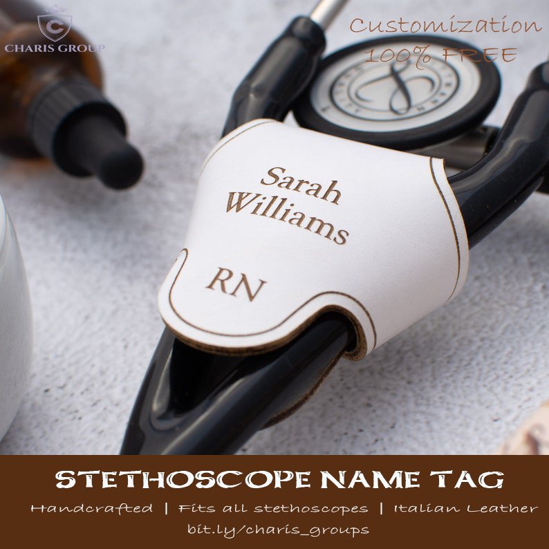 charis_groups's tweet image. Get yourself a Stethoscope Name Tag today!
• Stay classy and fashionable
• Personalize your stethoscope
Italian Leather | Everlasting | Beautiful | Express delivery
Visit store bit.ly/charis_groups