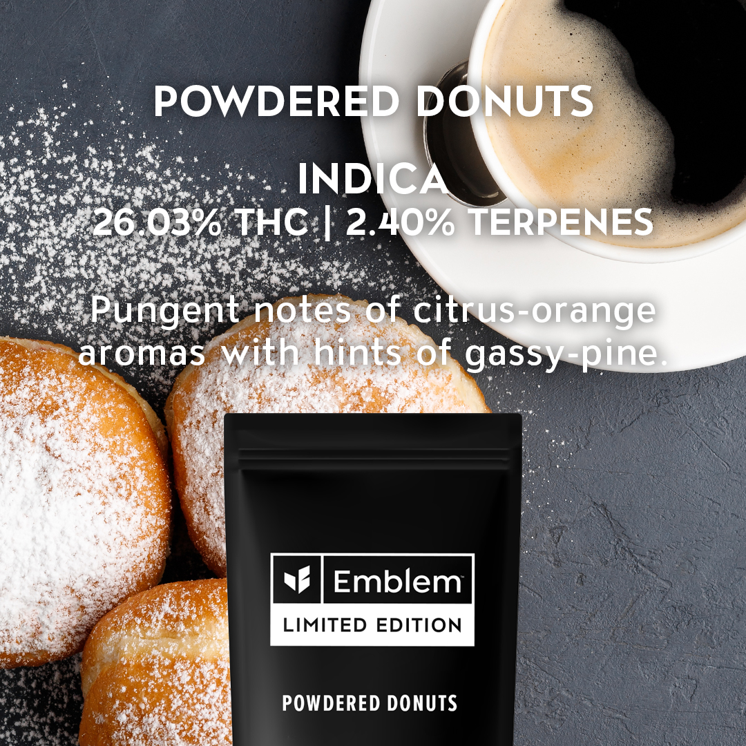 Sweet, doughy, and absolutely caked in trichomes.