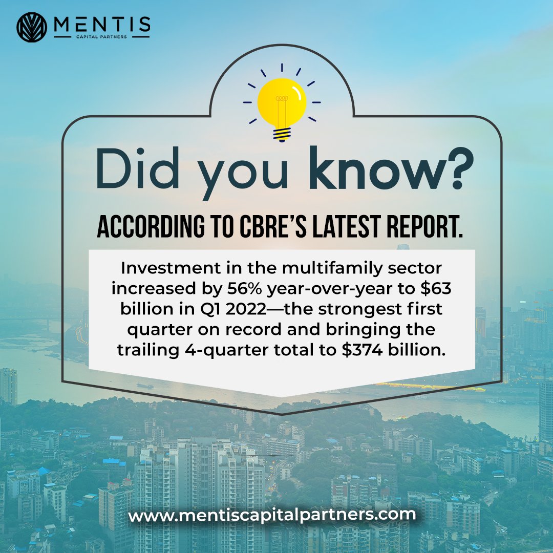 Stay updated with the latest trends of multifamily. 👉👉  mentiscapitalpartners.com 

#mentiscapital #multifamilytrends #multifamilyupdates #markettrends #realestateinvesting #multifamily #multifamilyinvesting #passiveinvestors #cashflow #syndicationdeal
