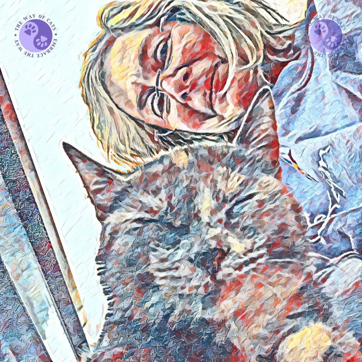 WayofCatsbook's tweet image. Use 🎧 NEW POST! I do get asked, “Is cat love real love?” - Dear Pammy at the Way of Cats buff.ly/3QFxCld

Don't we love each other? Isn't that enough?
#CatsOfTwitter #theCatShelterProject #CatMythbusting #CatHearts