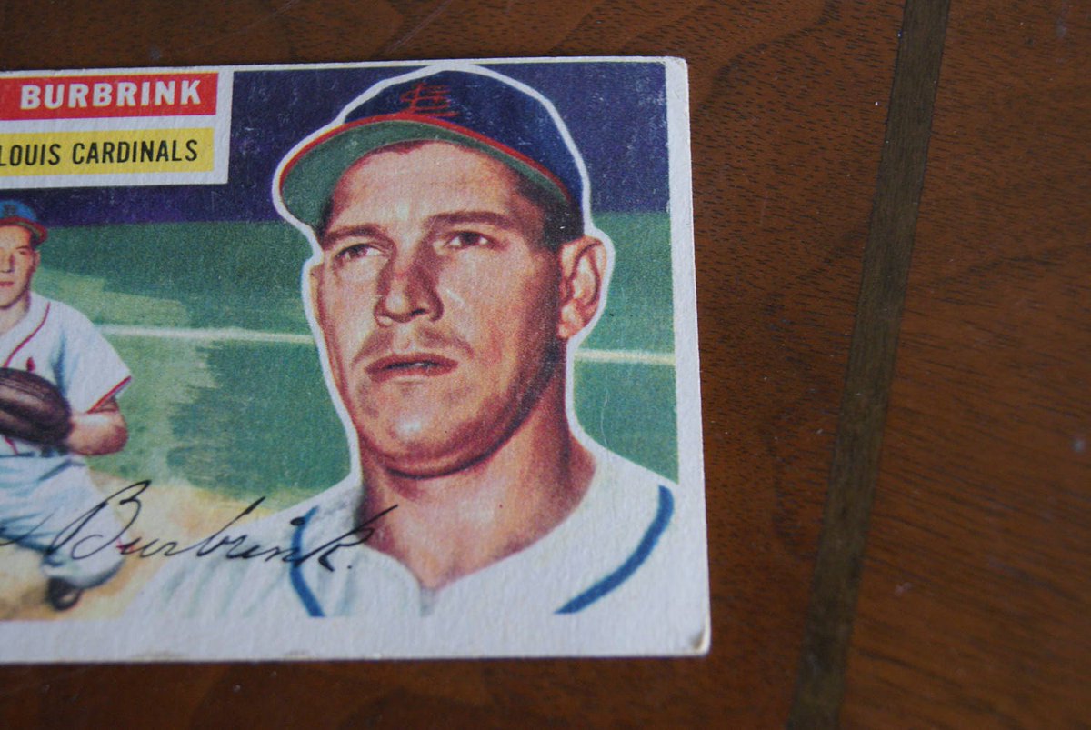 Wisdom_Lane's tweet photo. Vintage 1956 TOPPS Baseball Card Sports Card Number 27 Nelson Burbink St Louis Cardnials Catcher Gray Back Variety https://t.co/Fe2k50xwpv #Etsy #WisdomLane #Vtpassion https://t.co/8NmJ9jYs6y