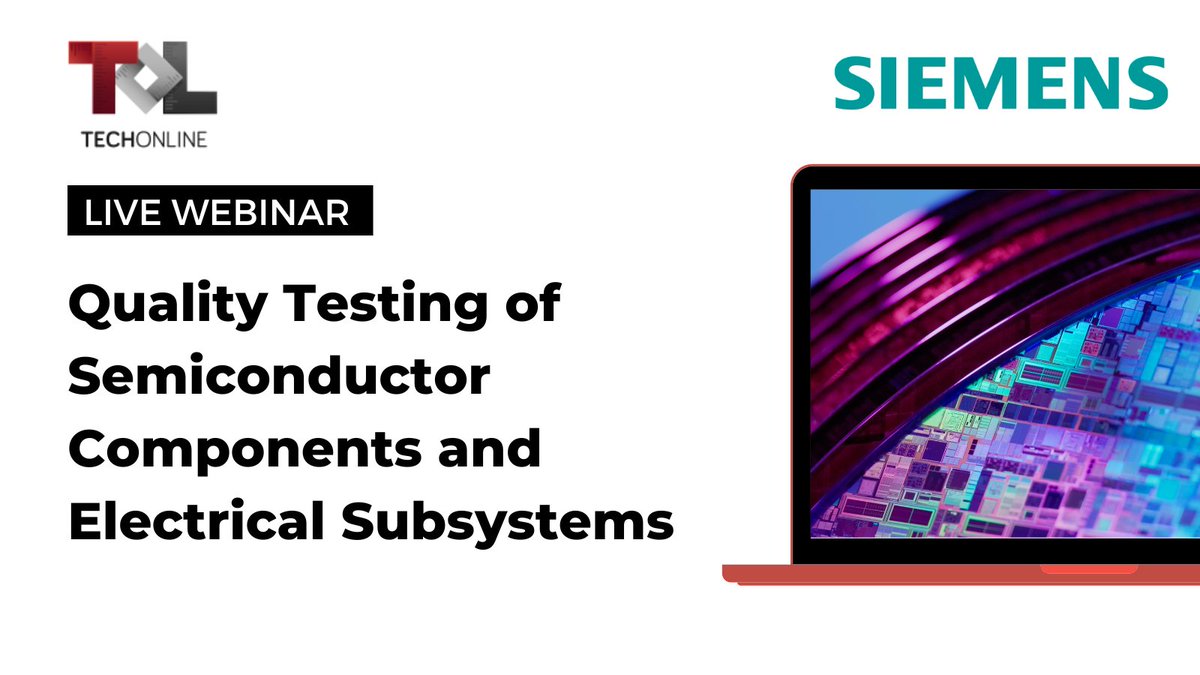 eetimes's tweet image. In this #webinar, we'll explain how to apply #thermal transient #testingtechnology for quality #testing and how to evaluate results.
๐ June 30
11:00am PDT
#Sponsored by @siemenssoftware
โก๏ธ Register: arw.li/6011zdbAJ
#TechOnline #EETimes #Tech #TechWebinar #Siemens