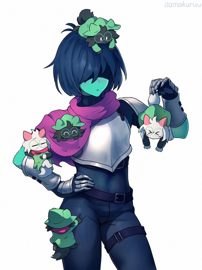 aamakuruu's tweet image. Small Ralseis

#deltarune