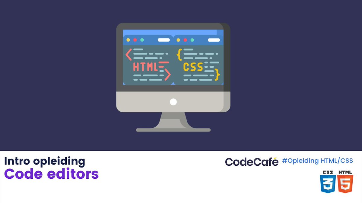 HetCodeCafe's tweet image. Nieuwe video: Code editors - HTML &amp;amp; CSS opleiding voor beginners. zpr.io/iFfqZxVaWB3f