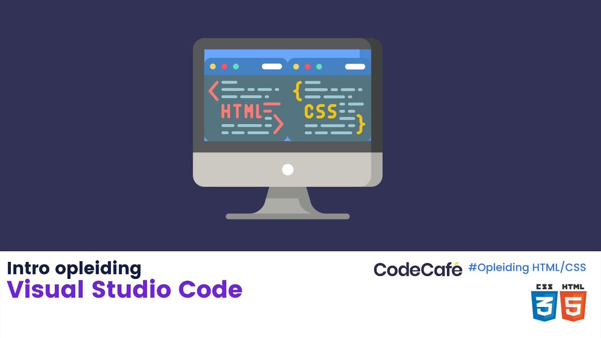 HetCodeCafe's tweet image. Nieuwe video: Visual Studio Code - HTML &amp;amp; CSS opleiding voor beginners. zpr.io/yUi4HCJmQJDd