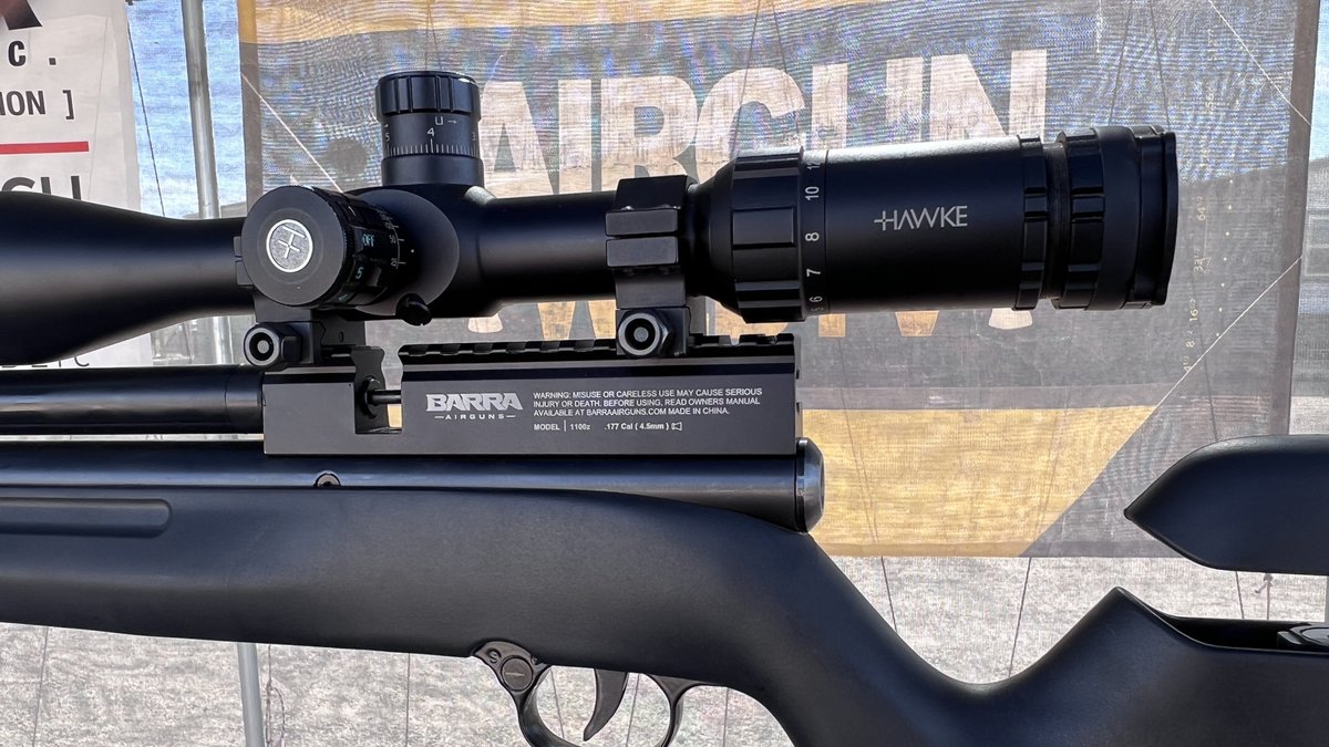 airgunweb's tweet photo. Have you seen Airgunweb's Range Time video of the BARRA 1100Z PCP in .177 caliber?
Check out Part 2 - Basic 30 Yard Testing

Check it out at https://t.co/SBrZpnm29k

#barraairguns #1100z #barrapcp #shootbarra #airguns #predatorpellets @HawkeOptics @BarraAirguns  #HNPellets https://t.co/PVCXzLHMnZ