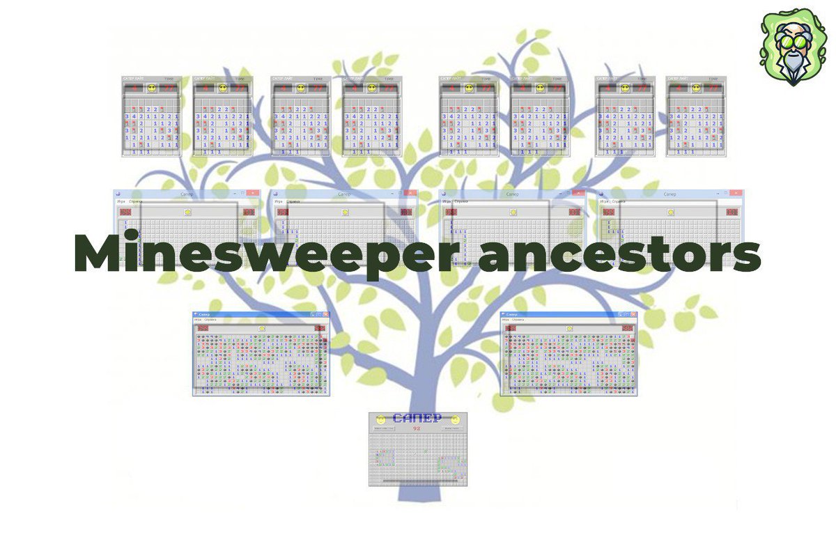 CrazyProf_NFTs's tweet photo. Our beloved Minesweeper has several ancestors! The game originates from the 1960s, and it has been written for many computing platforms. Sudoku - an old Japanese game - also comes as one of the earliest Minesweeper ancestors. 
#NFTCommunity 
#NFTProjects 
#minesweeper https://t.co/gmsUmNevR9