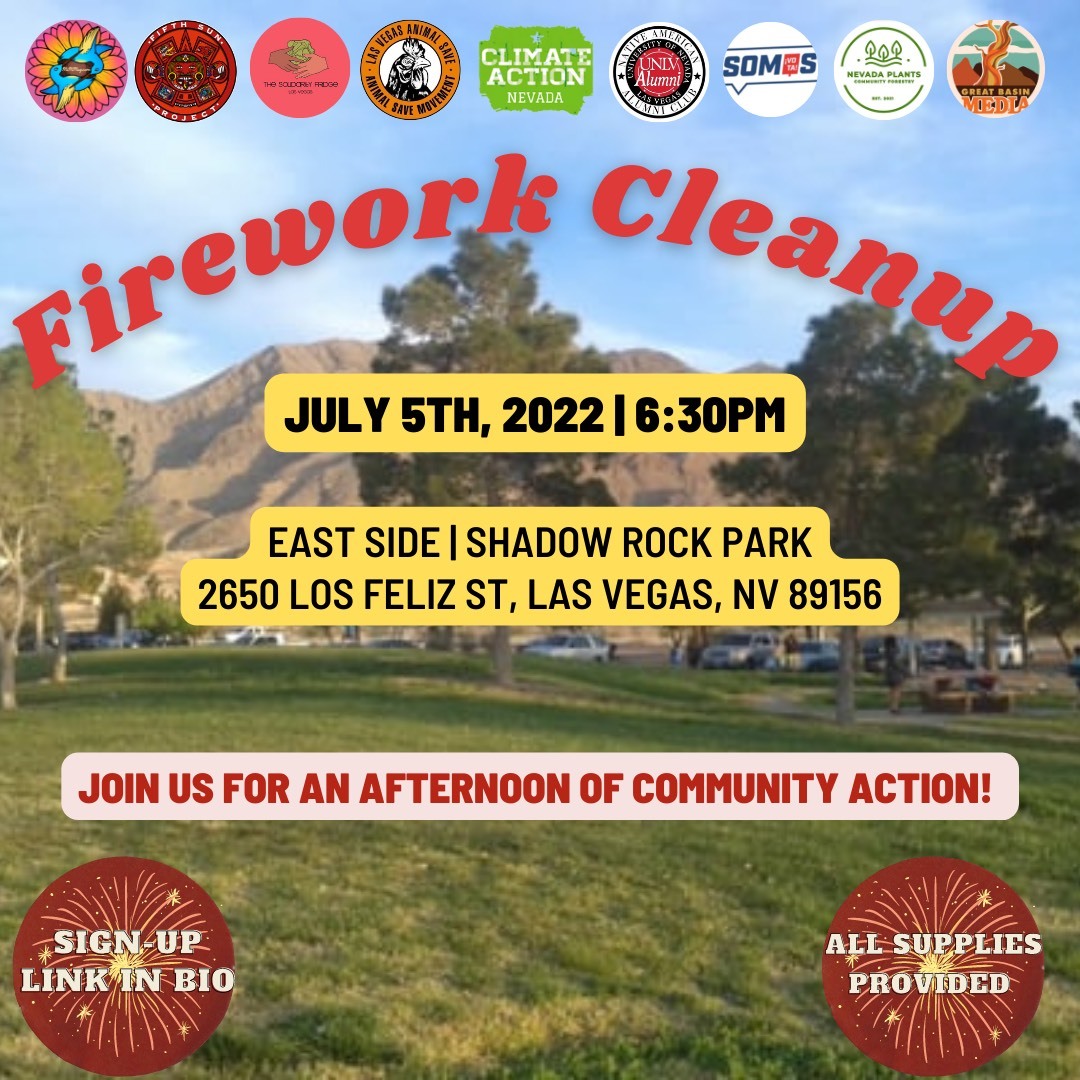 Join Somos &amp; community partners to help clean up Shadow Rock Park at 6:30pm on July 5th. Shadow Rock is a common spot to launch fireworks on 4th of July. The left over trash is a danger to the local wildlife and ecosystem. Help keep our comunidad healthy! docs.google.com/forms/d/e/1FAI…