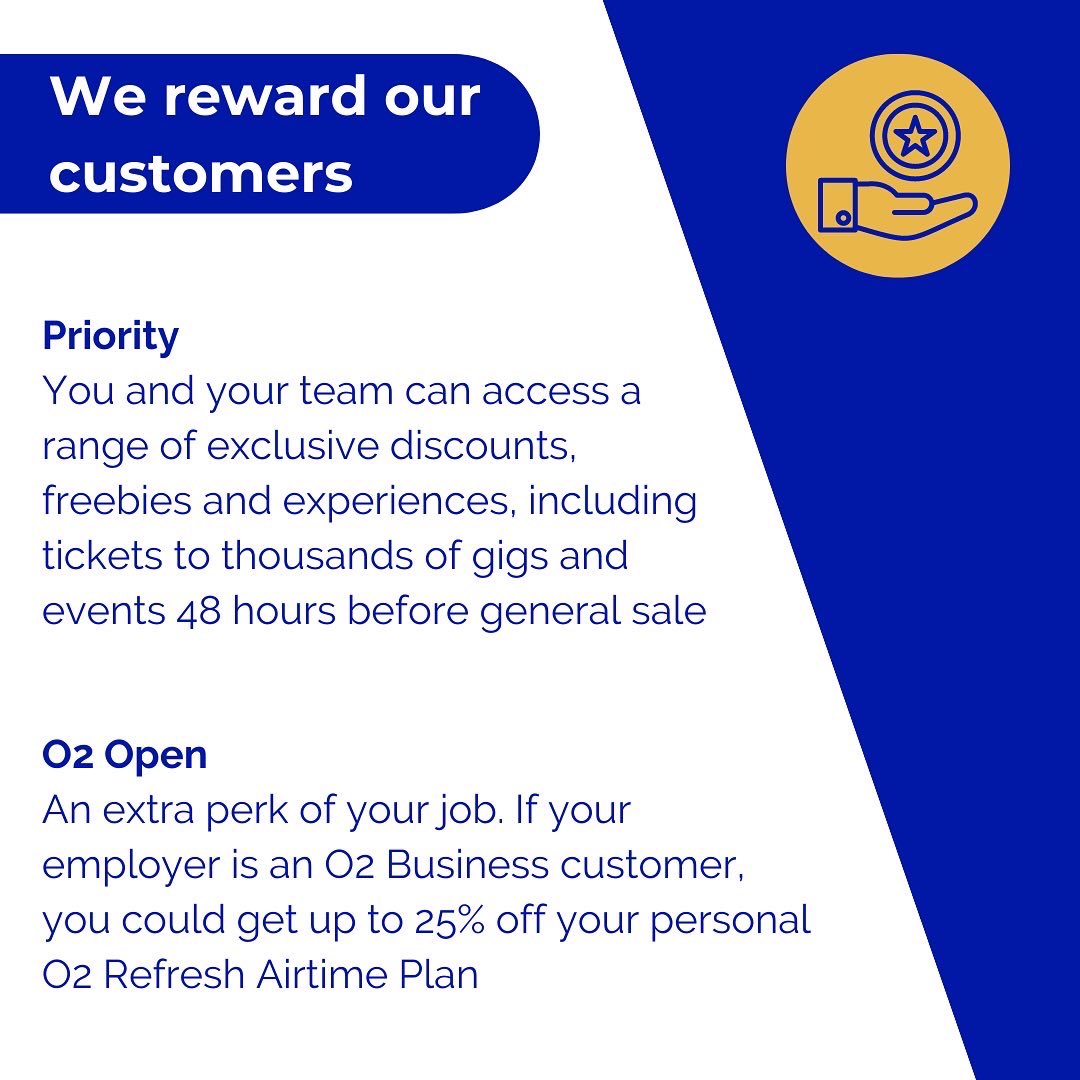 cellsolNE's tweet image. Why choose O2 for your business? Swipe below for just some of the benefits of being with the UK’s Best Network for Reliability!
#cellularsolutions #o2business