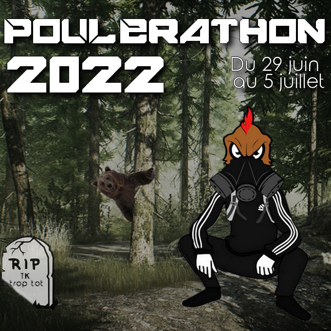 YesaiGaming's tweet photo. Les Poulets😍
Lancement imminent du Poulerathon 2022 : du 29 au 5 Juillet on va marathoner comme jamais sur #EscapefromTarkov @bstategames 🫶 Des rires, du rush, du sang, des défis, des giveaways et ++
https://t.co/vER63EXIfp

#stream #twitch #twitchstreamer #streamfr #twicthfr https://t.co/sBaHFOTvnT