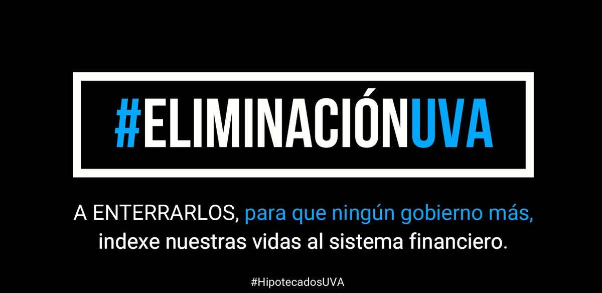 Hoy una vez más nos visibilizamos más de 105 mil familias #HipotecadosUVA por una #EliminacionUva  <a href="/bertoldi_tanya/">Tanya Bertoldi</a>