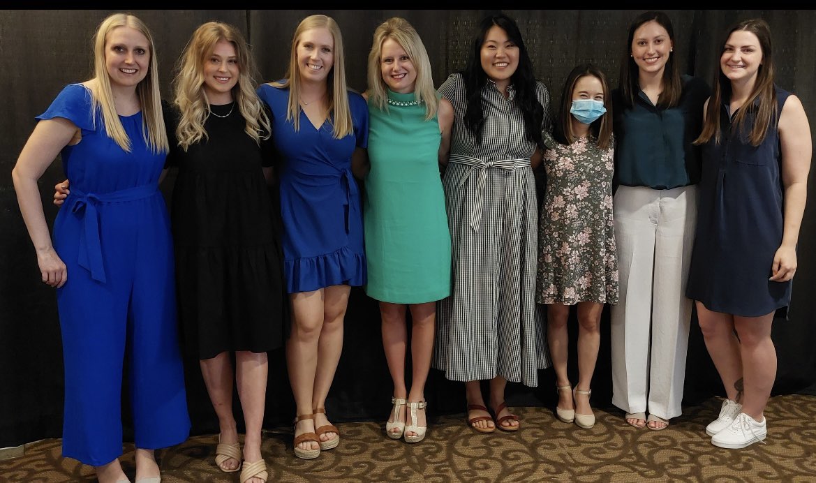 What a great year we have had! 🎉 All of the PGY1 and PGY2 residents at the annual resident banquet that took place Thursday, June 23rd!