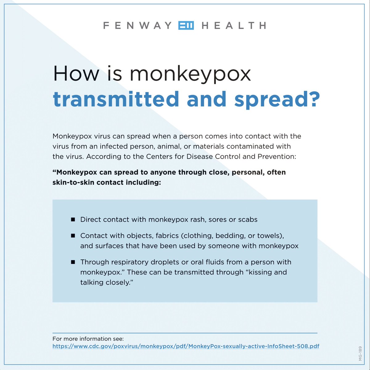 HealthCntrInfo's tweet photo. Monkeypox Information (Fact Sheet, Infographics, Webinar), from @FenwayHealth: https://t.co/pXcrUcPNjR #HealthCenterInfo https://t.co/geFgoyxvYz