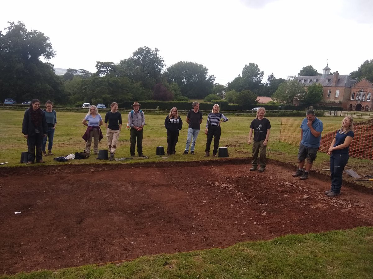 QuantockLPS's tweet image. First day complete! In amongst the showers our team @CourtCrowcombe have found, emerging from the soil, intriguing walls and pathways- is this the #medievalmanor? More to come over the next few weeks!
#loveheritage #communityarchaeology @context_one @Quantockhills @HeritageFundUK