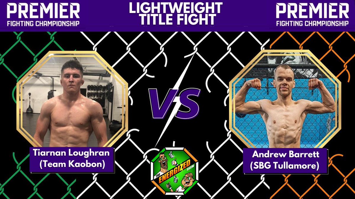 Energized_Show's tweet photo. Energized’s “The Face Off” with @TiarnanL14 ( @Kaobon ) Vs Andrew Barrett ( @sbg_tullamore ) is live👊🇮🇪🎙 

🎥 YT : https://t.co/wXXbqSjaV1

Who will win the PFC LW Title?💯

Check it out &amp; Stay Energized⚡️

#EnergizedShow #TiarnanLoughran #AndrewBarrett #PFC2 #IrishMMA #MMA 🇮🇪 https://t.co/lFcAYNp5d7