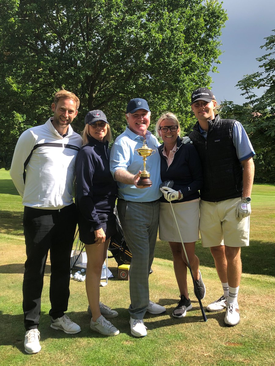 Talbooth Platinum Golf Day, with professional golfer Ronan Raffety, the 20th Golf Day,certainly one to remember with Beat the Pro, followed by a superb dinner at Talbooth Restaurant, prize giving and an entertaining speech from Ronan as he relived the Ryder Cup victory in 1989.