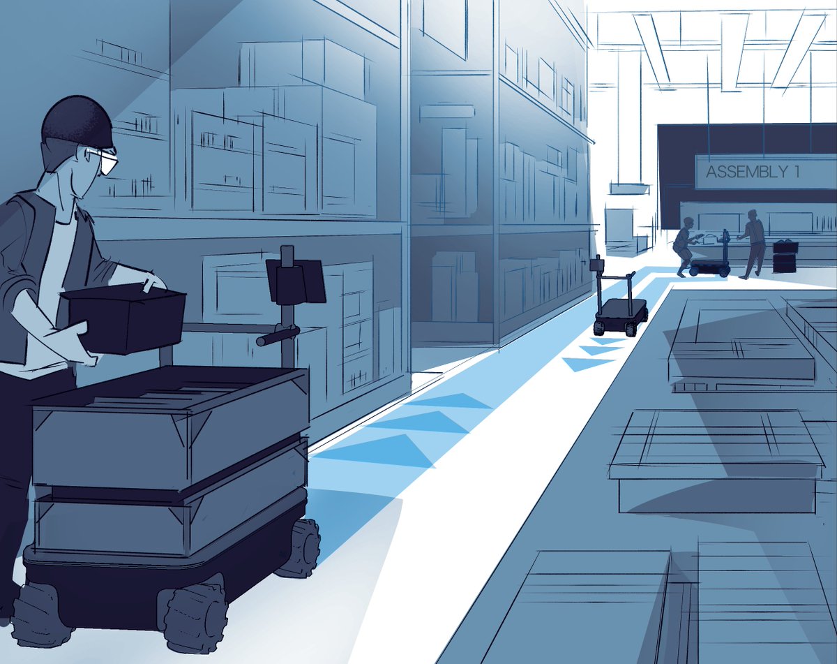 Our software suite, Grace, and hardware product, Carter, are bringing collaborative productivity to warehouse and manufacturing logistics. Read about what we’ve been up to. bwnews.pr/3A2vi1I