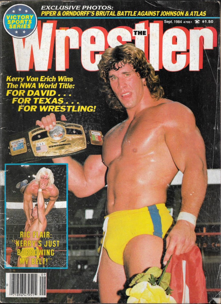 The Wrestler Magazine September 1984. #KerryVonErich
