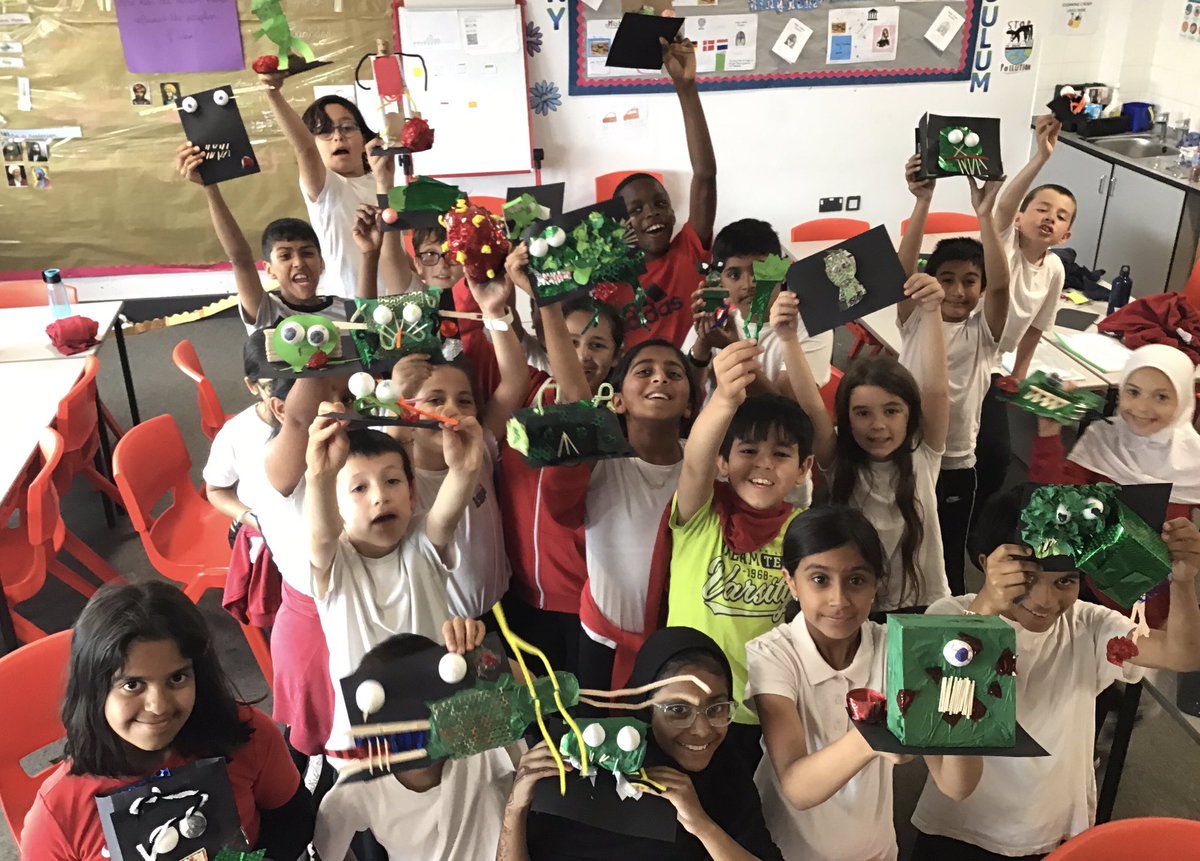 We made our own Malamanders using a lot of resilience and creativity! <a href="/ThomasHTaylor/">Thomas Taylor</a> @kestrelmead #kestrelenglish #malamander