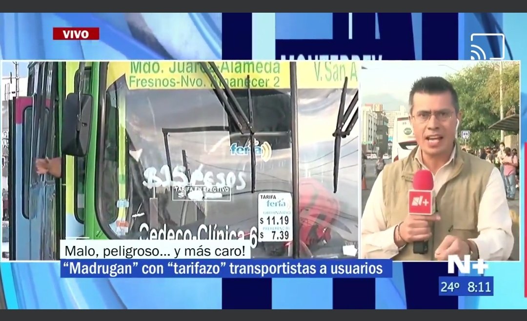 leticiadeya's tweet photo. Lo que faltaba ,ahora el tarifazo en Nuevo León de $12 a $15 y deficiente 🤬 #SINAGUA #SINTRANSPORTE @samuel_garcias #renunciasamuelgarcia https://t.co/y7zvMnUrQj