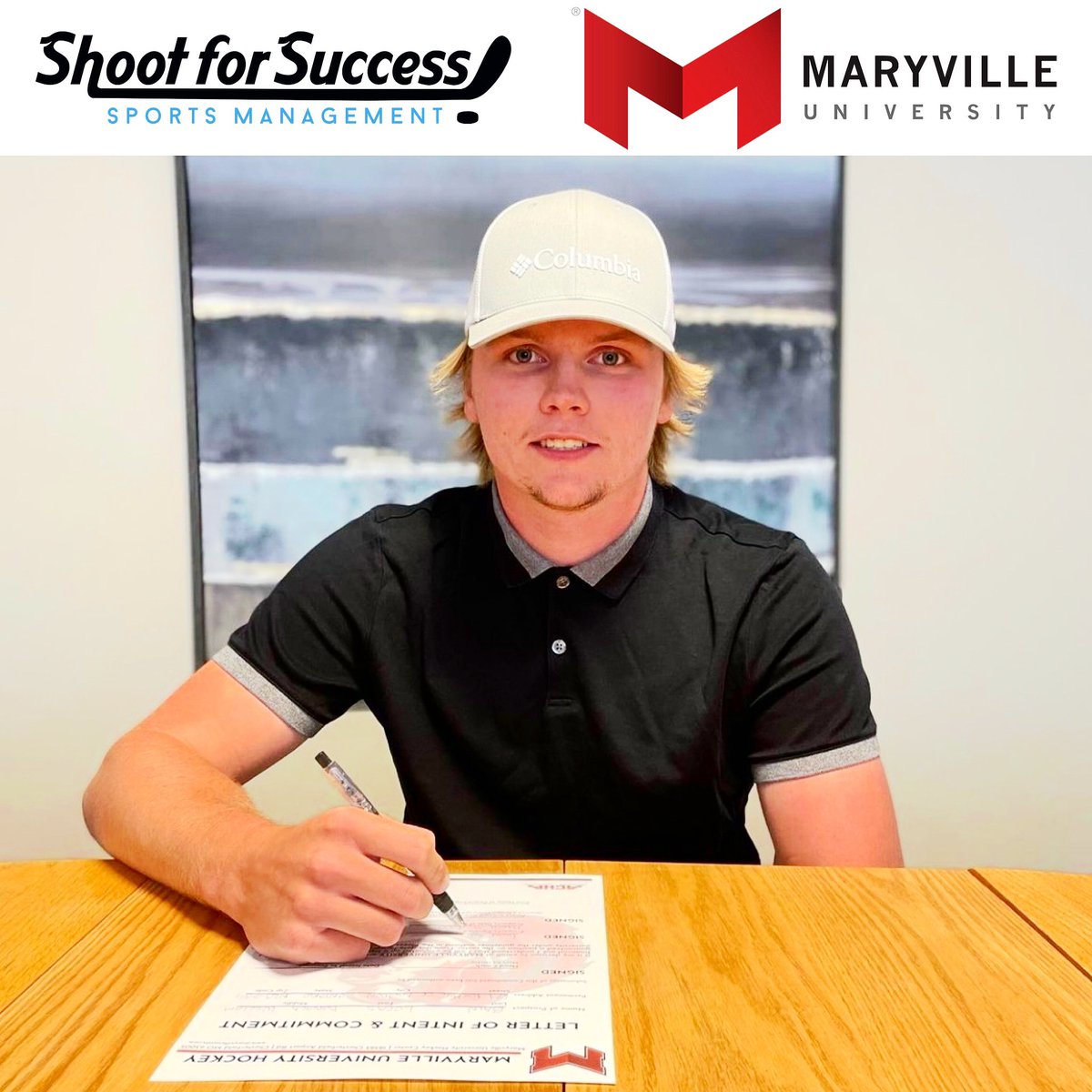 MAshoot4success's tweet photo. COMMITMENT - Congratulations to S4S Athlete Lucas Bain on his commitment to @MaryvilleHockey🔴🐾 !! Lucas played for @NMStarsHockey in the PJCHL winning a championship. Lucas posted a .940 SP% in the playoffs with a 1.87 GAA going 11-3-2⚔️#S4SDevelopment #ShootforSuccess https://t.co/mi4mFT318M