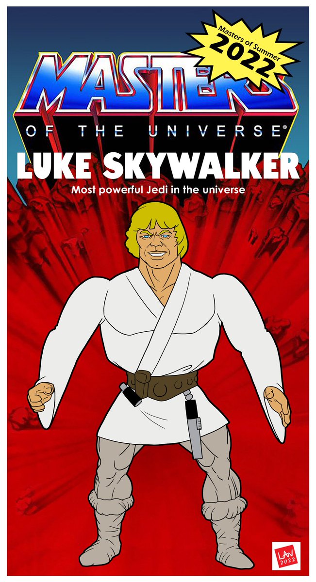 Luke Skywalker - A New Hope (Masters of Summer Drawing Challenge) #motudrawingchallenge #motu #MastersoftheUniverse #MastersofSummer #HeMan #fanart #digitalart #StarWars #LukeSkywalker #Mattel #actionfigure #drawingchallenge