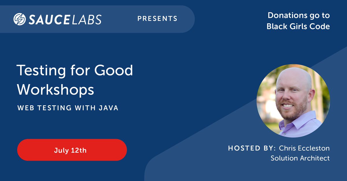 Nikolay_A00's tweet photo. ๐ฅ๏ธ Web Testing with Java workshop
- 3-4 hrs of hands-on learning
- Using Selenium, Java, Maven
- Create a framework for doing comprehensive web testing
๐คAll donations go to support @BlackGirlsCODE
๐sign up free
https://t.co/dpEWC0bHQg
#testing4good #java #programming https://t.co/Xjv1a4Bn4v