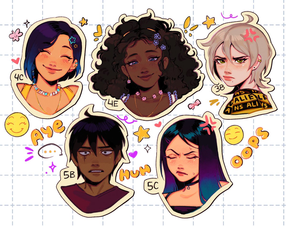 say hello to my ocs ! ✨ 