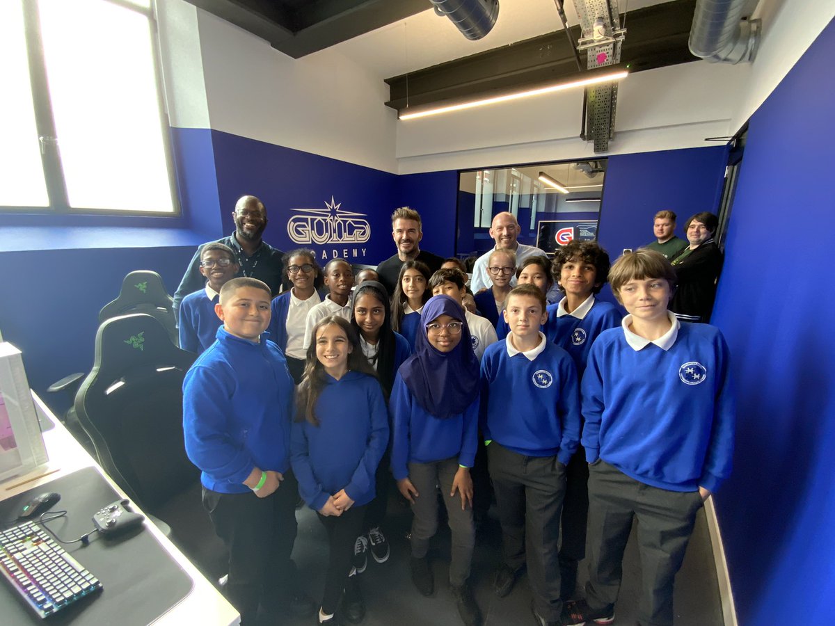 A huge thank you to <a href="/guildesports/">Guild Gaming</a> for an incredible visit to their new HQ.The children absolutely loved the experience, learning about gaming and how to keep the mind and body healthy to help achieve goals and meeting the inspirational David Beckham. <a href="/woodberrydownN4/">Woodberry Down</a> <a href="/NewWaveFed/">New Wave Federation</a>