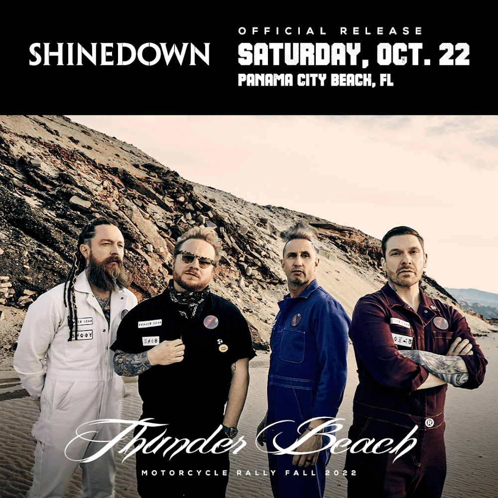 Shinedown's tweet photo. JUST ANNOUNCED! 🚨 Panama City Beach, FL on October 22nd. Tickets are on sale now: https://t.co/ShzPyl3mBH https://t.co/SoEnzyrgcJ