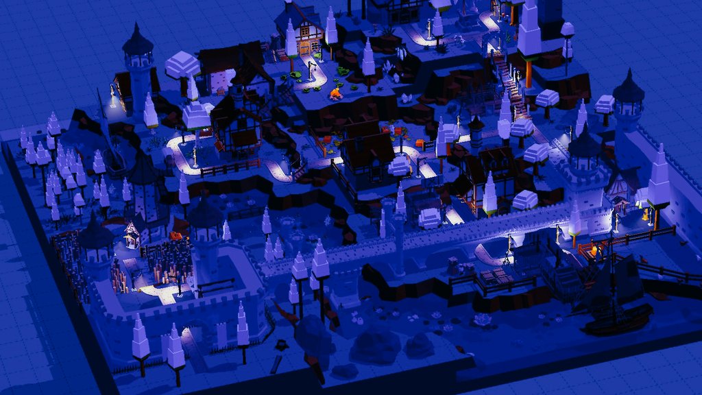 MedineCrux's tweet photo. Snow Castle that I built in #PocketBuild https://t.co/J1tdlsuFHR
