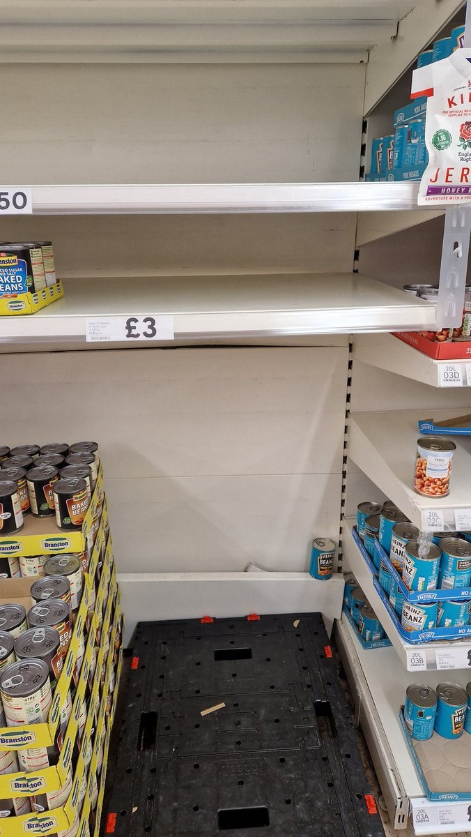 It’s happening - Heinz gaps opening up in Tesco.