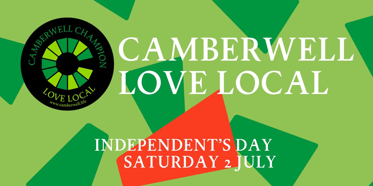 This Saturday, 2nd July, is Independent's Day. If we all spent £5 a week in the Camberwell high street it would generate £10 million a year for our local economy! And, it is shown that 63% of money spent locally stays locally which benefits us all 💕 #LoveLocal