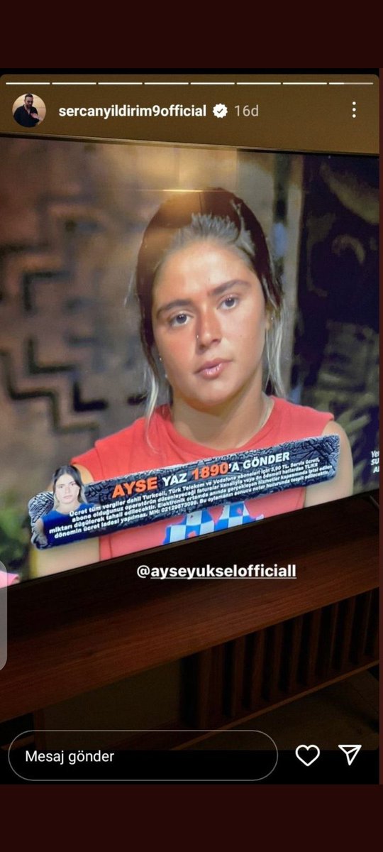 Performansıyla ve mücadele azmiyle göz dolduran, kendisini aldığı 3 bireysel dokunulmazlıkla fazlasıyla ispatlayan Ayşe Yüksel’e bu akşam çıkacağı zorlu sms oylamasında başarılar diliyoruz🌸🙏🏻 #Survivor2022AllStar