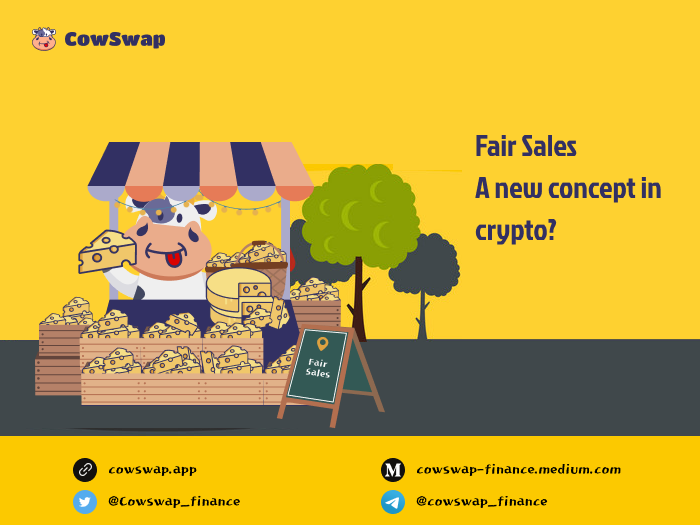 [Study &amp; Earn] Fair Sales — A new concept in crypto?
Detail: cowswap-finance.medium.com/study-earn-fai…

#CowSwap #Gouda $Gouda #BSC #DEX #AMM #FairLaunch #FairSales