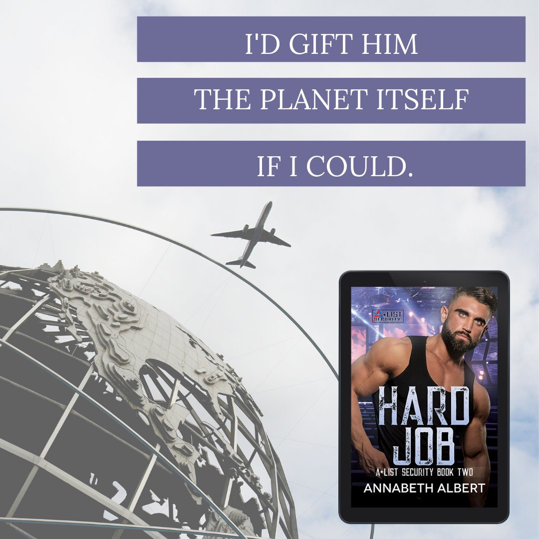AnnabethAlbert's tweet photo. “I’d gift him the planet itself if I could.” #1lineWeds #WipWeds HARD JOB is coming July 7! MM SEAL bodyguard romance with so much swoon-worthy caretaking ! Preorder: https://t.co/i6TCModQZW https://t.co/w0yEdMPiBQ