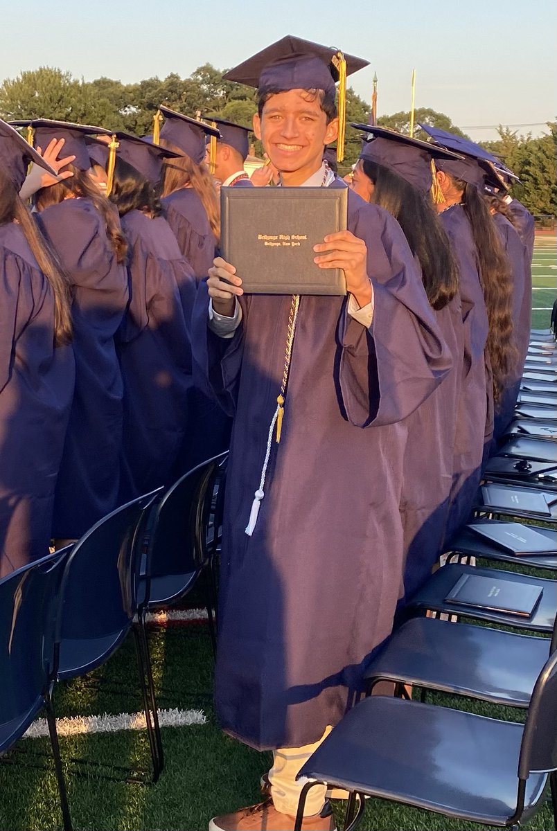 Congratulations to the class of 2022! The road behind you was rough, but the road ahead of you is paved with possibilities! It’s time for you to soar Golden Eagles! #wearebethpage