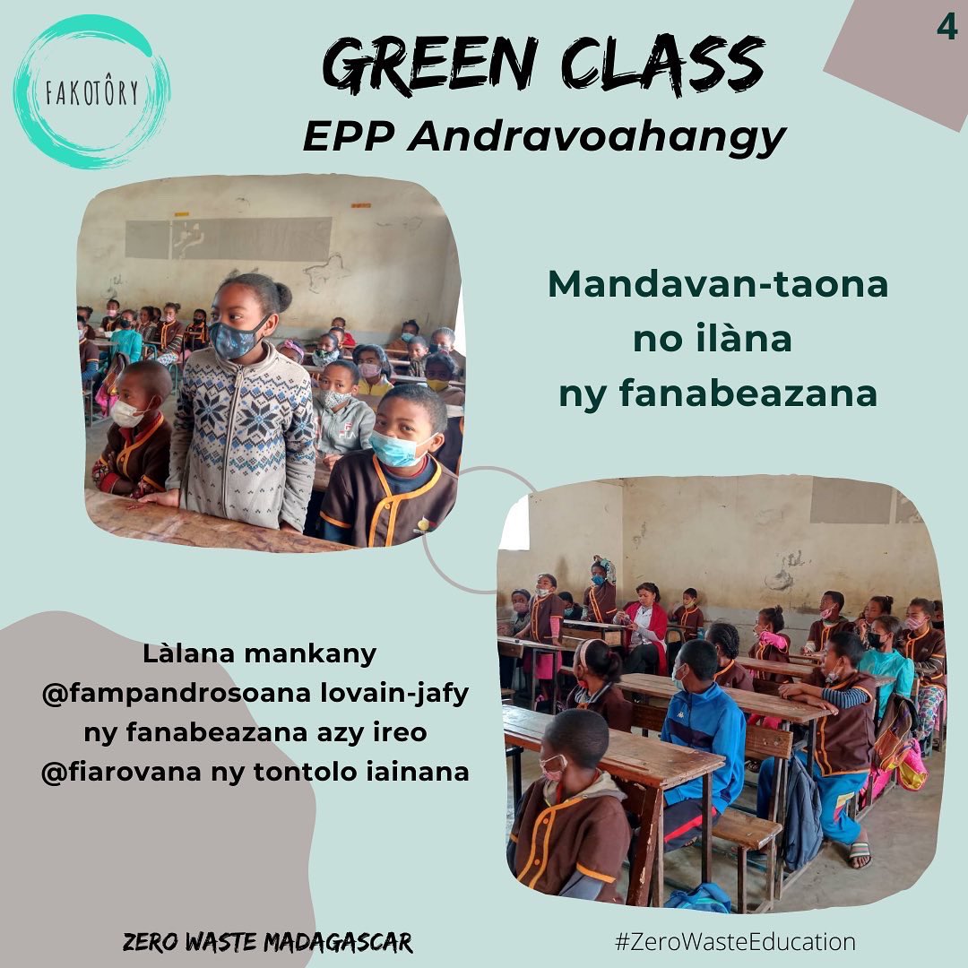 fakotory's tweet photo. ⚠️ Tsarovy fa afaka mitaiza sy manabe ary mampianatra ireo zandry sy zanaka ary ny manodidina ihany koa isika @fanomezana ohatra tsara amin'ny fiarovana ny #tontoloiainana ;)

#ZeroWasteEducation #GreenClass #Sensibilisation #ZéroDéchet
#ZeroWaste #ZeroWasteMadagascar https://t.co/PrQ2wS4ckd