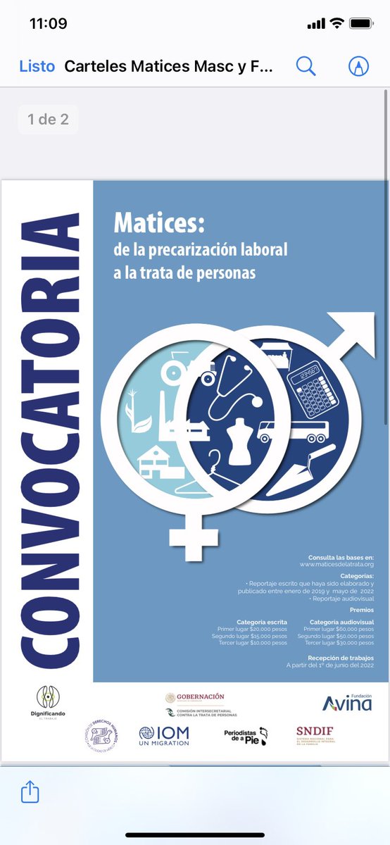 dignificandomx's tweet photo. ¿Ya inscribieron su trabajo periodístico en nuestra convocatoria Matices de la Trata de Personas? Recuerden que la primera fase (reportaje escrito) cierra mañana! @PdPagina @OIM_Mexico @OITMexico @FundacionAVINA @CDHCMX https://t.co/s9efvnUoqy