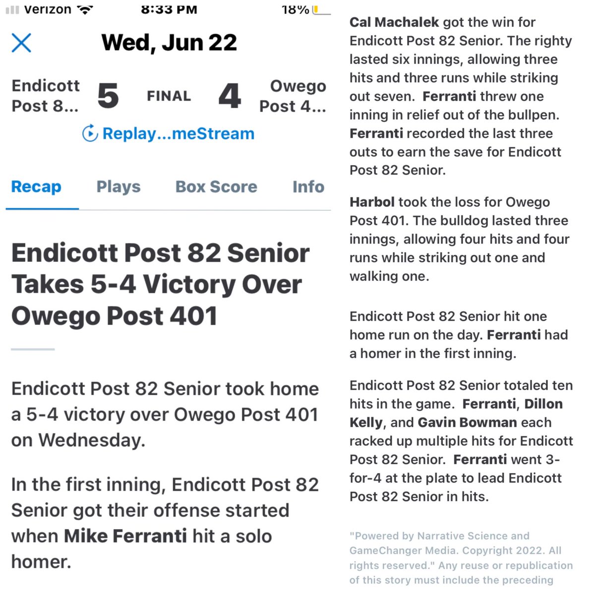 Michael Ferranti tweet media