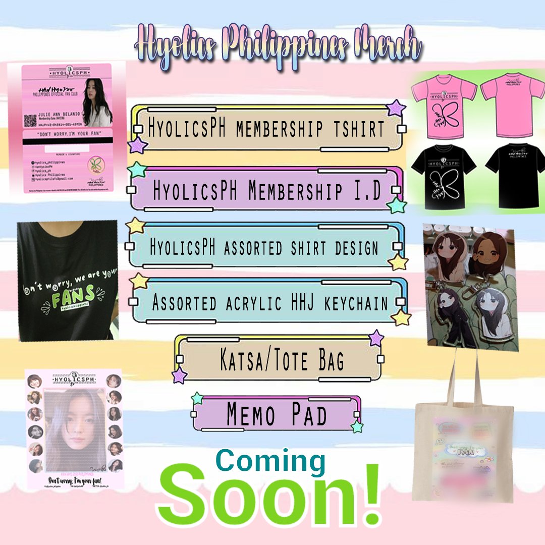 hyolics_ph's tweet photo. Coming Sooooon 🥰🥰🥰🥰
HyolicsPH Merch for the HHJPH fans 🙂
#hanhyojoo
#한효주
#韩孝周
#ハンヒョジュ
#hanhyojoophilippines
#hyolicsph https://t.co/eBS8wczP4Q