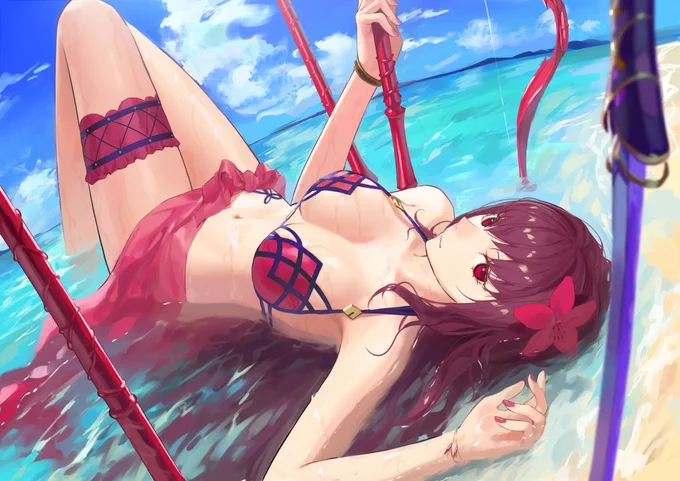 スカサハ水着 