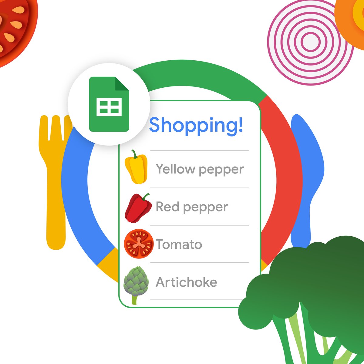 GoogleWorkspace's tweet image. You ever get so into work you forget to eat? How about getting so into food you organize it like work?  → goo.gle/3Ac3V5J