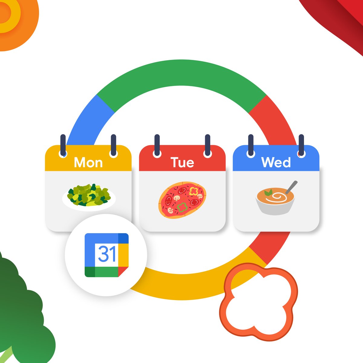 GoogleWorkspace's tweet image. You ever get so into work you forget to eat? How about getting so into food you organize it like work?  → goo.gle/3Ac3V5J