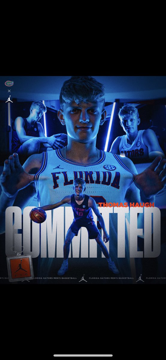 ThomasHaugh4's tweet photo. Dreams to reality! 110% committed to the University of Florida🐊 @GatorsMBK @CoachToddGolden #GoGators https://t.co/MWGU6BHjjF