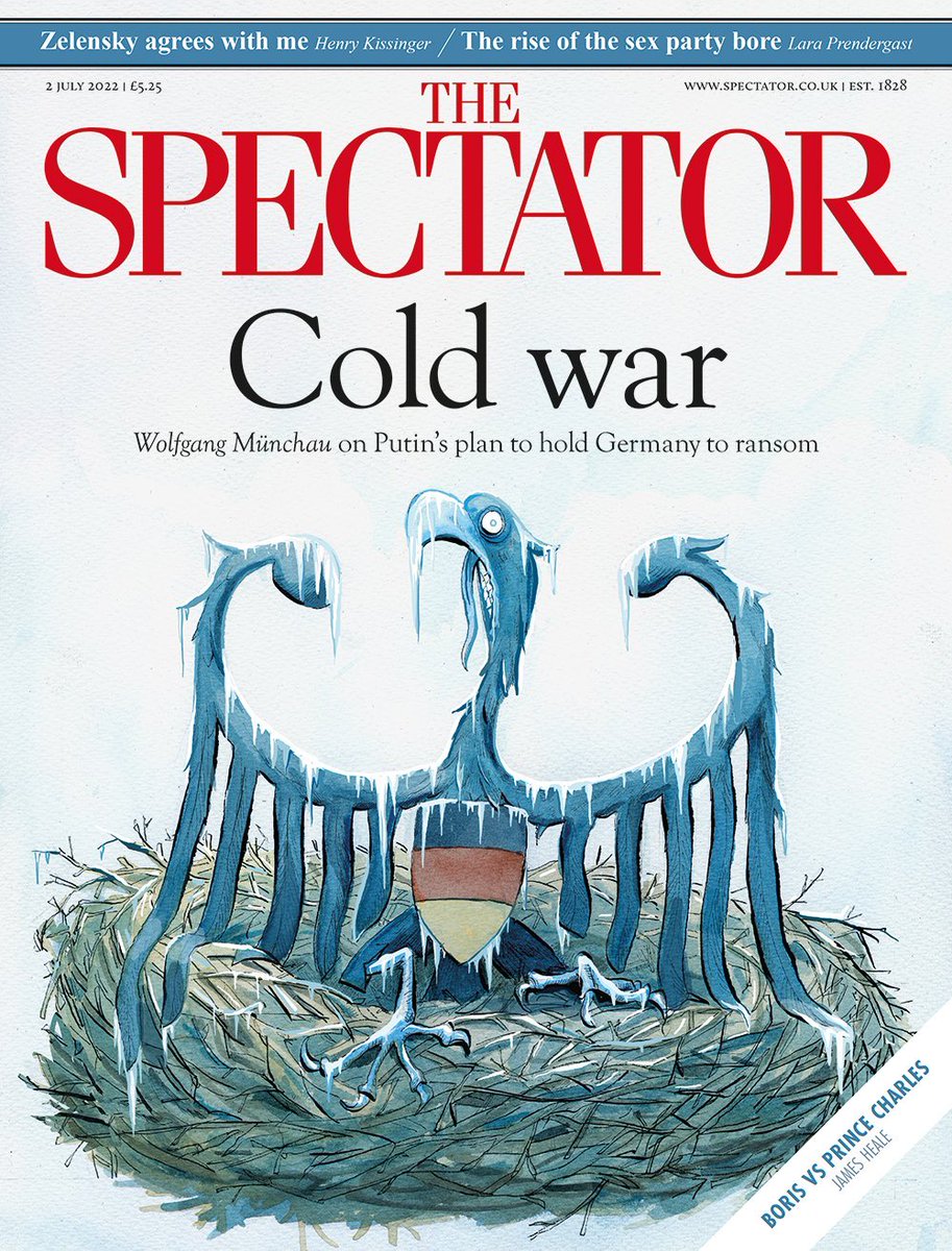 mortenmorland's tweet photo. Cold War. This week’s @spectator cover https://t.co/m9Ue0LGD8W