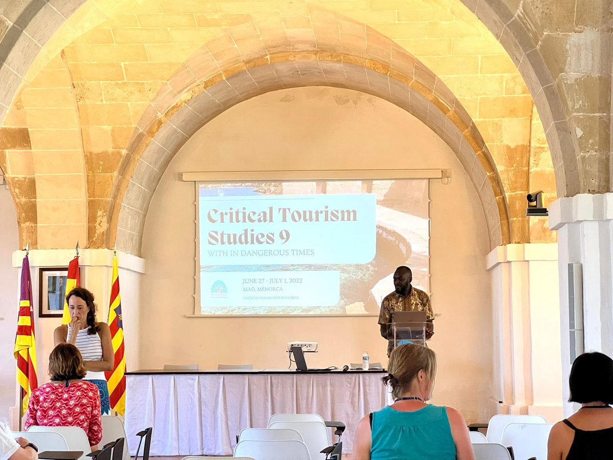 AlbertKimbu's tweet photo. Humbled 2 have concluded today's discussions @CTS_tourism_ #CTS9 conference Menorca with reflections on the importance of diversity & inclusion; being with & valuing others in all aspects of tourism research & praxis... in the spirit of Ubuntu!!
@SHTMatSurrey
#GESPi https://t.co/8vYojcb0hz